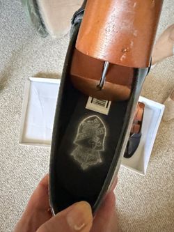 new Brooks Brothers patent-leather loafers with wooden shoe trees men size 10