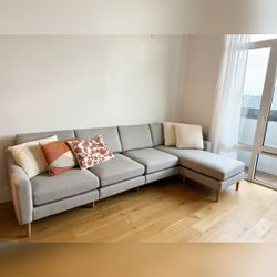 Burrow Nomad Sectional Sofa (King Size + Chaise) – New York, NY