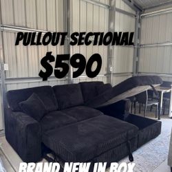 Brand New Pullout Sectional