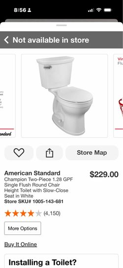 Glacier Bay McClure 12 in. Rough in 1-Piece 1.0 GPF/1.28 GPF Dual Flush Elongated Toilet in White, Seat Included Store SKU# 1014-663-138
