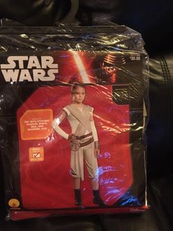 Star Wars Rey costume, new 3t-4t