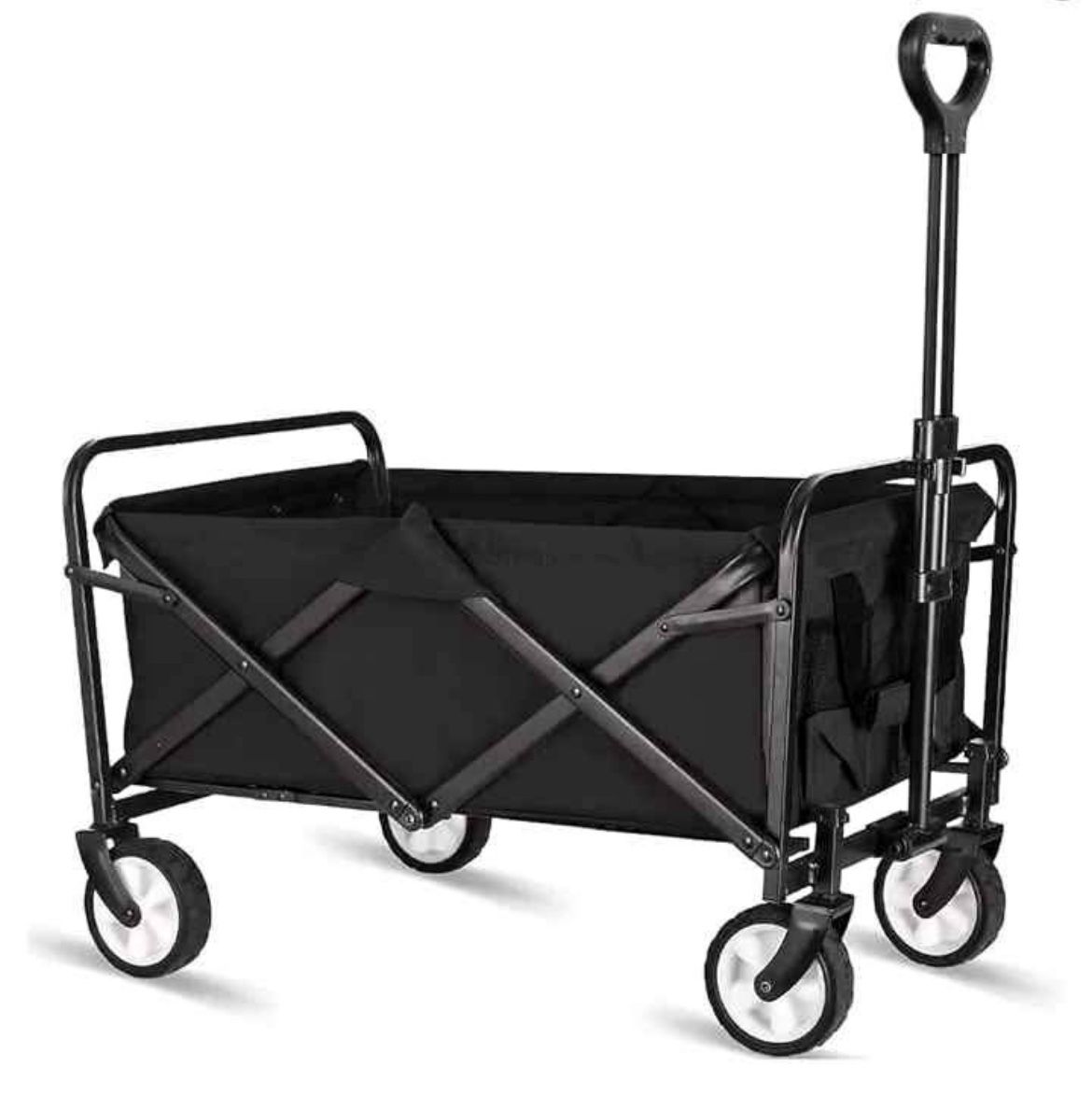 π Heavy-Duty Foldable Wagon β Black Utility Cart for All Adventures! π π Pickup Location: S. Durango & 215 near IKEA β¨ Price: $35 (Brand New β Fir