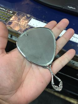 STERLING SILVER VINTAGE MIRROR