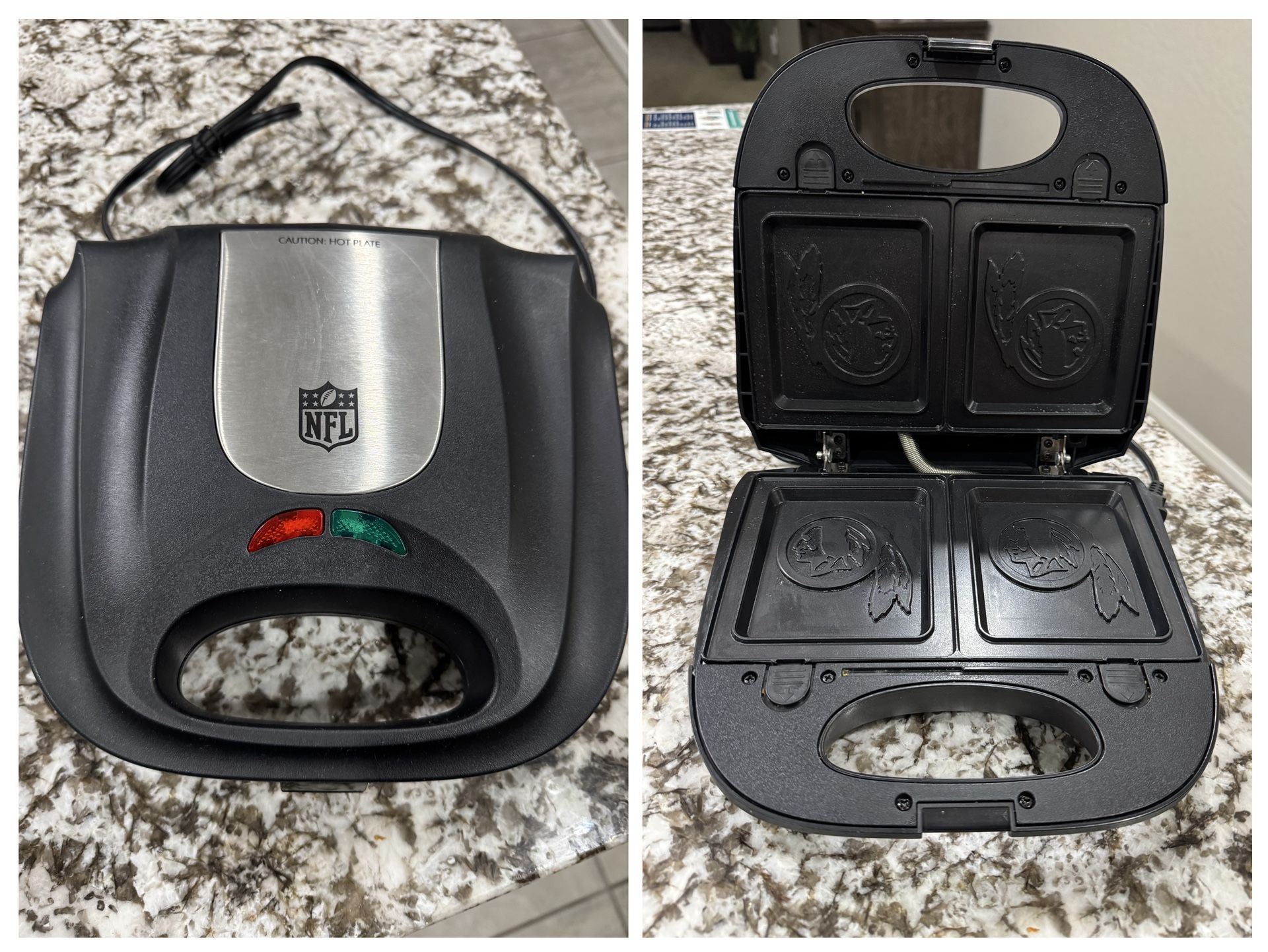 NFL Waffle/Sandwich Maker