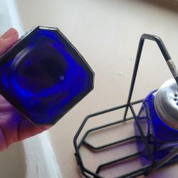Blue Cobalt Salt n Pepper Shaker