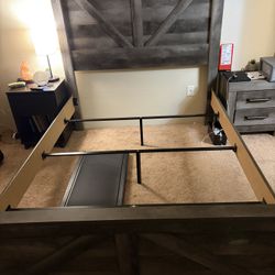 Queen Bed Frame And Mattress With Box Spring 