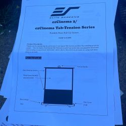 Brand new never used projector, outdoor screen light