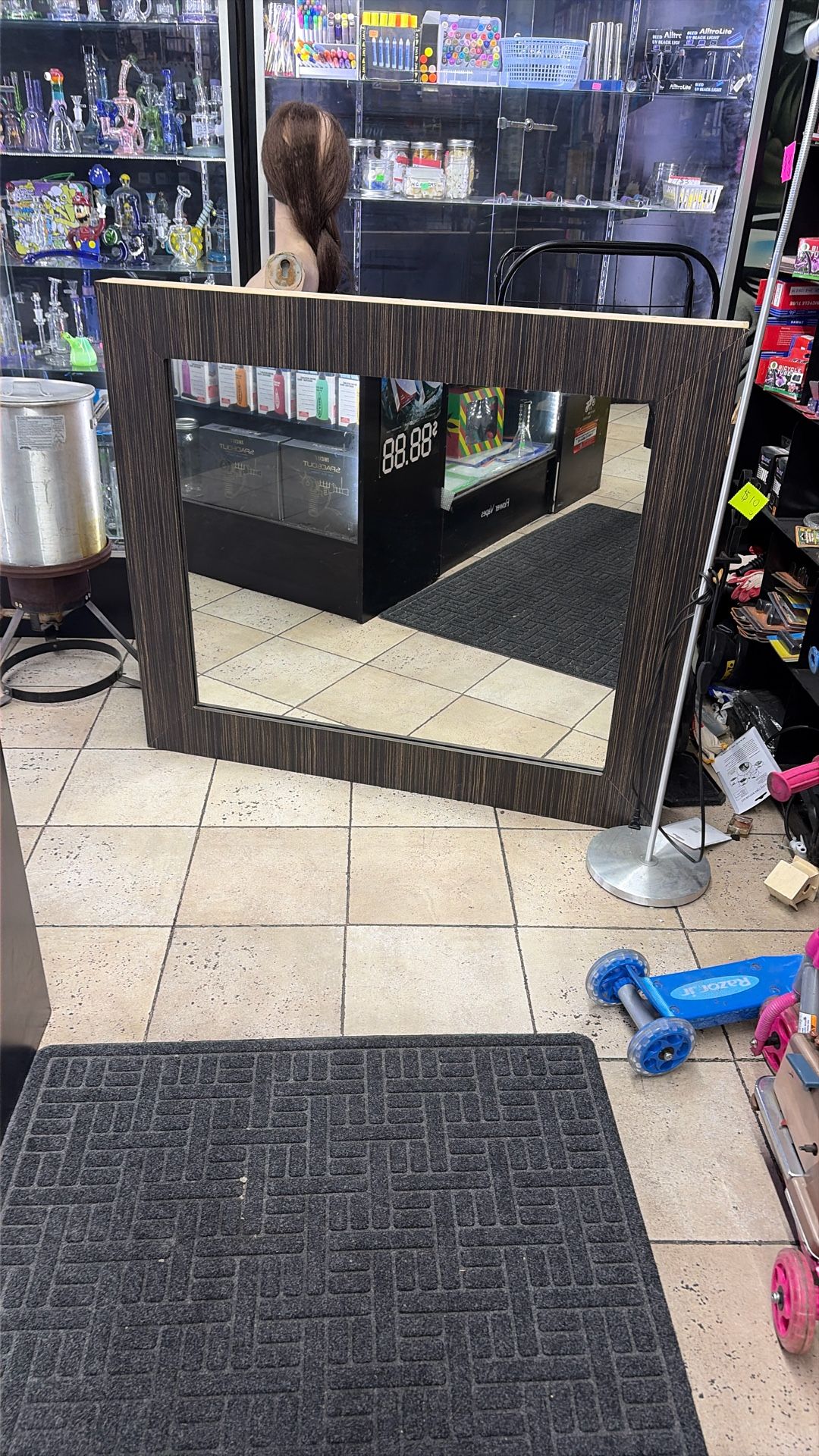Decorative Mirror Perfect For Barbershop, Hair Salon, Beauty Salon