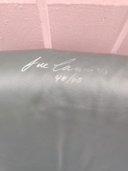 Jose Canseco's  Autograph Chair $100