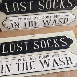 New Laundry Wall Sign