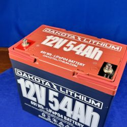 Dakota Lithium 12V 54Ah Deep Cycle LiFePO4 Electronics Battery