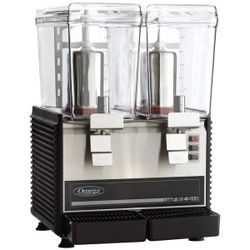 Omega OSD20 Double 3 Gallon Bowl Refrigerated Beverage Dispenser-Restaurant 