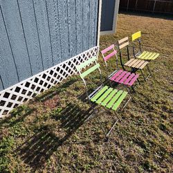 Colorful Bistro Chairs For Sale