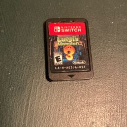 Luigi's Mansion 3 for switch no box