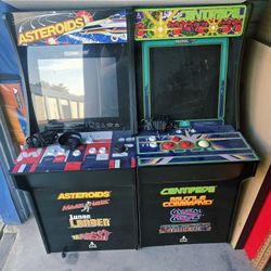 Arcade Games 2 - Centipede And Asteroids - Together Or Individual 