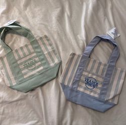 Trader Joe's Stripped Mini Tote Bags