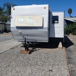2001 Aljo RV 40ft For Sale In an all age Mobile home Park