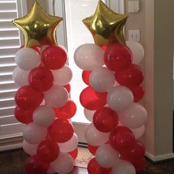 Plastic Column Base Ballons 