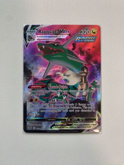 Pokemon Rayquaza VMAX Full Art Ultra Rare Card Silver Tempest TG20/TG30