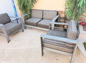 Patio set metal aluminum