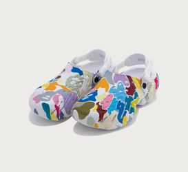 Size 9 - BAPE Crocs Echo II Clogs White