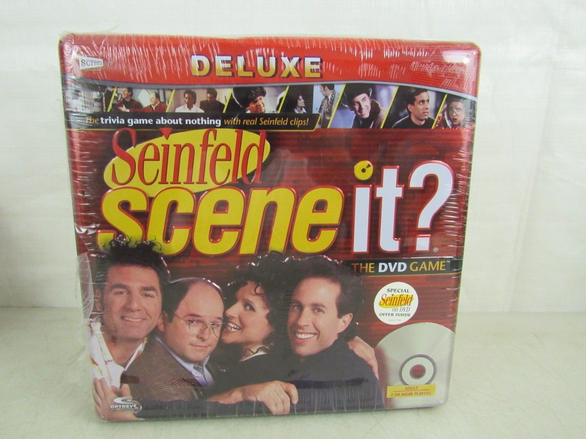 Seinfeld Scene It? DVD Game Factory Sealed Collector's Tin-New