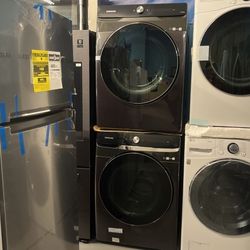 Samsung Washer And Dryer Black
