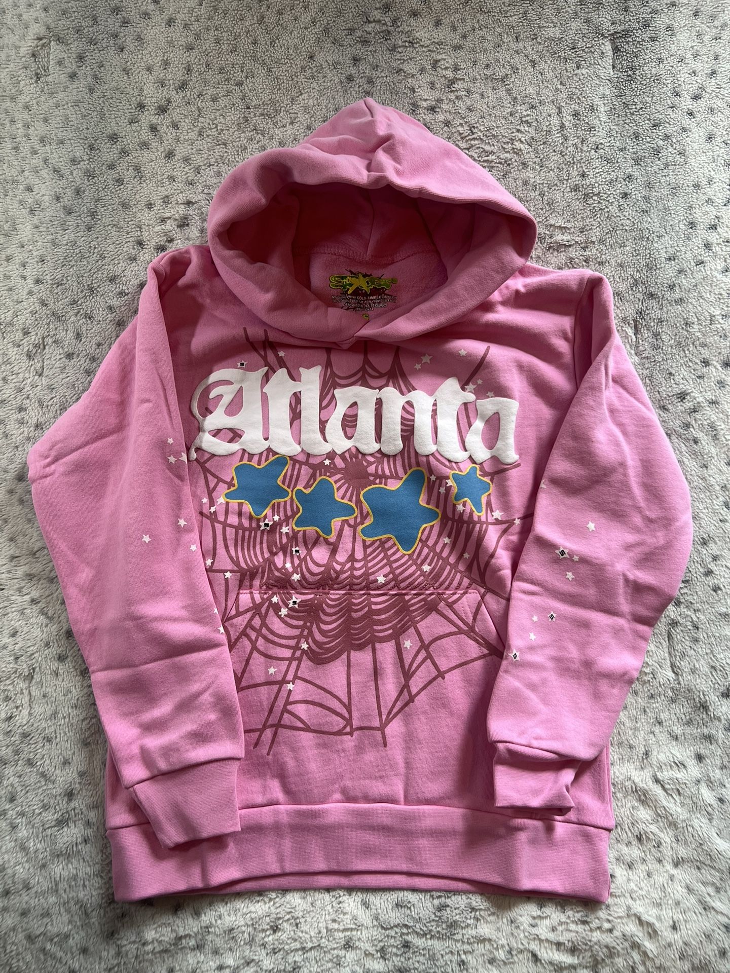 Pink Atlanta Sp5der Hoodie