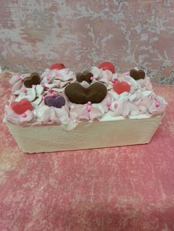 Valentines Day mini soap loaf