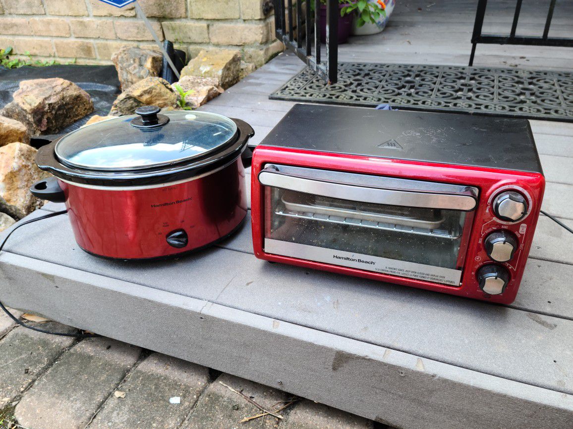 Toaster Oven & Small Crock Pot