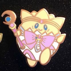 Sailor Moon Togepi Pokemon Enamel Pin