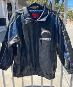 Vintage San Diego Chargers Leather Jacket 🏈🔥