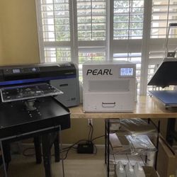 Epson F2100 DTG Printer & Accessories, Pretreatment Machine & Heat Press