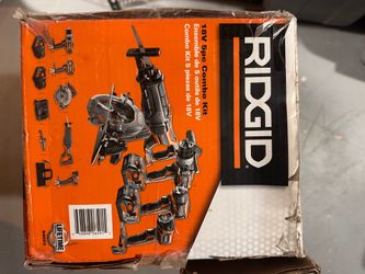 RIDGIT 18V LITHIUM-ION CORDLESS 5-TOOL COMBO KIT