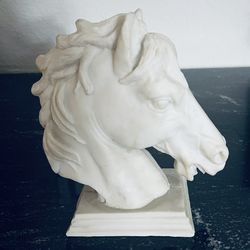 Greek Roman Stallion Horse Head Sculpture
