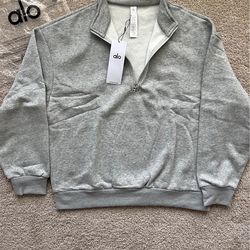 Grey Alo zip