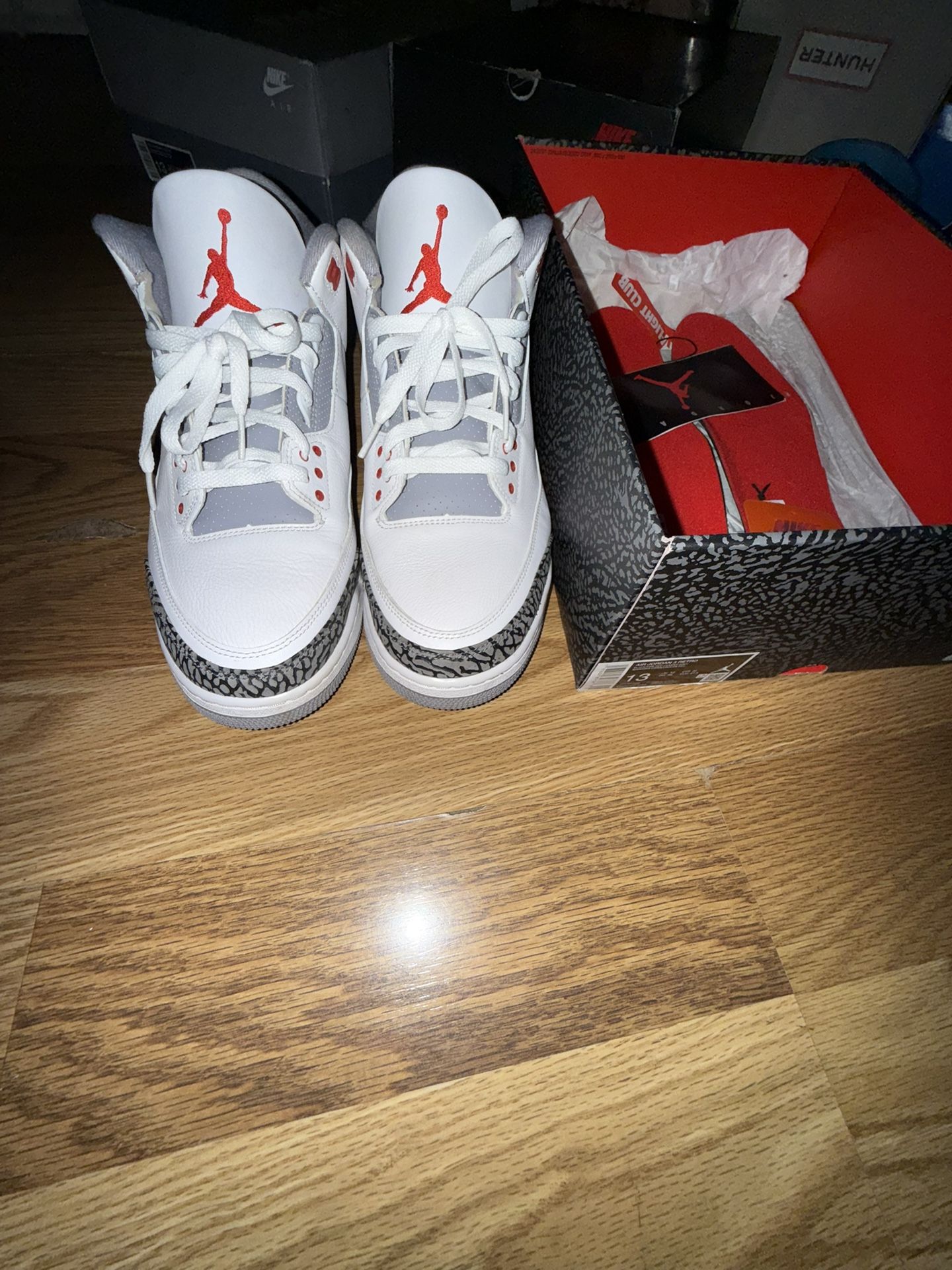 Jordan 3 Fire Red Size 13