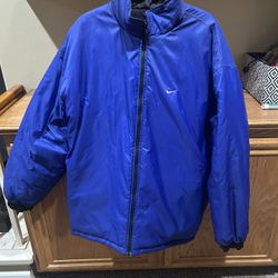 NIKE blue Zip Up Jacket Men’s XL