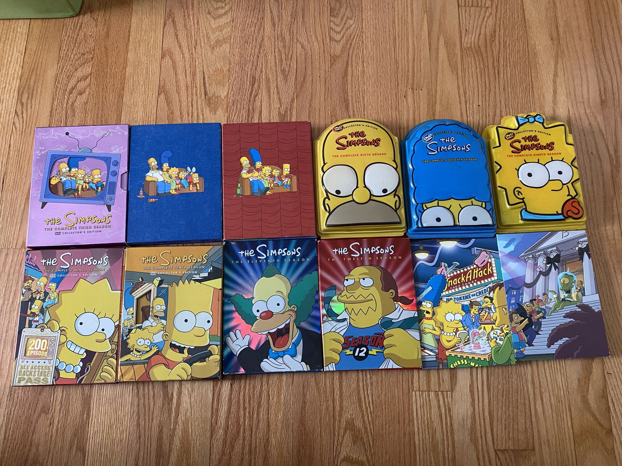 The Simpsons DVDS