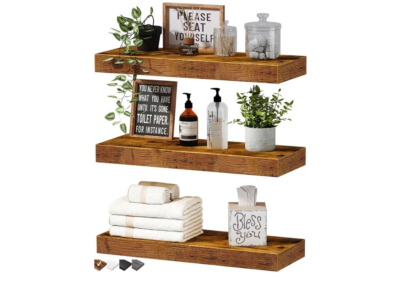 QEEIG Floating Shelves