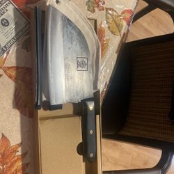 COOLINA Promaja Knife - Carving, BBQ, Meat Cutting, Slicing, Butcher & Chef Knife - Essential Kitchen Tool