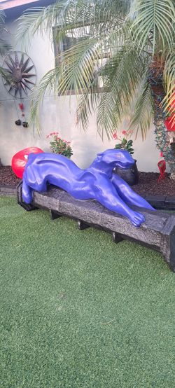 Blue panter for inside or outside
