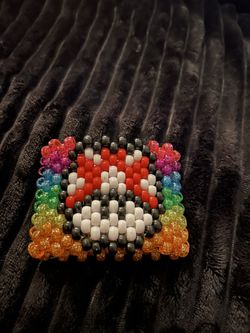 Super Mario Mushroom Kandi EDC Cuff Bracelet 