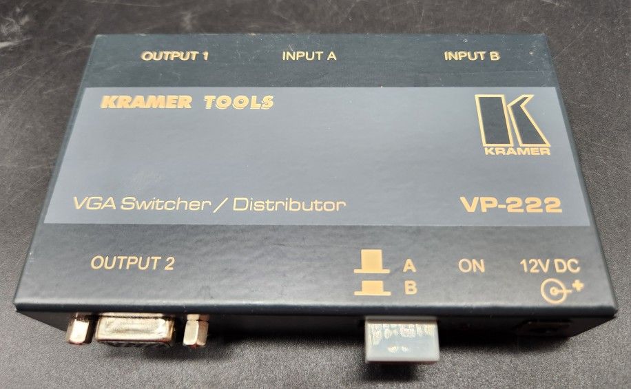Kramer VP-222 Comprehensive VGA 2x1 Switcher / Distributor