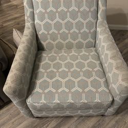 Chairs and ottoman
