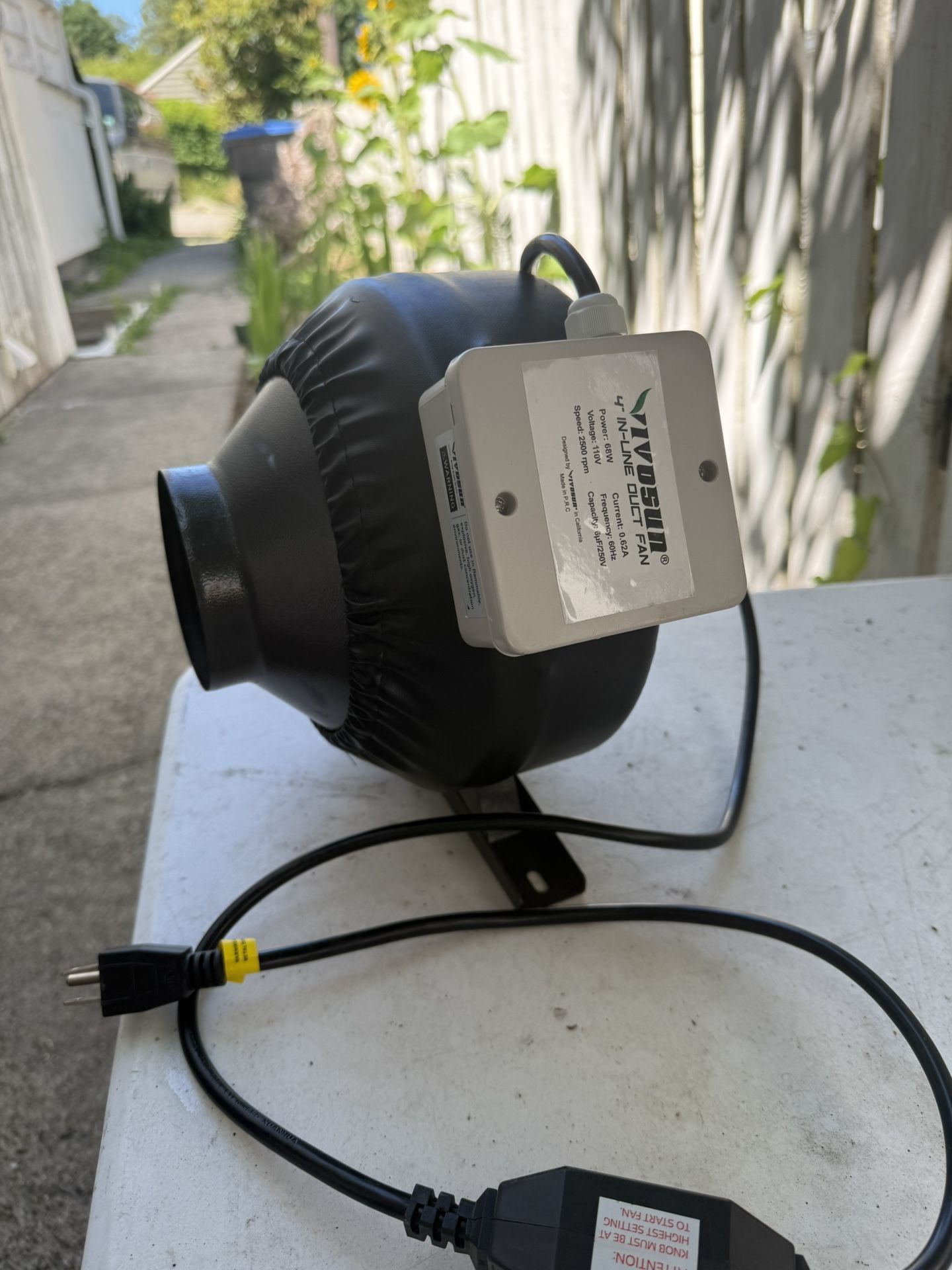 Vivosun Inline Duct Fan 4 Inch