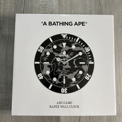 Bape Bapex Clock GREEN CAMO Version Brand New 