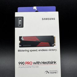 Internal SSD with Heatsink – Samsung - Black – new 