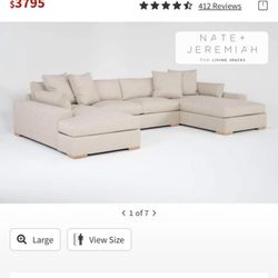 living spaces sectional