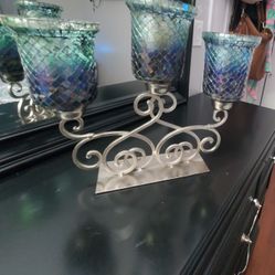 Center Piece Candle Holder For 3 Candles 